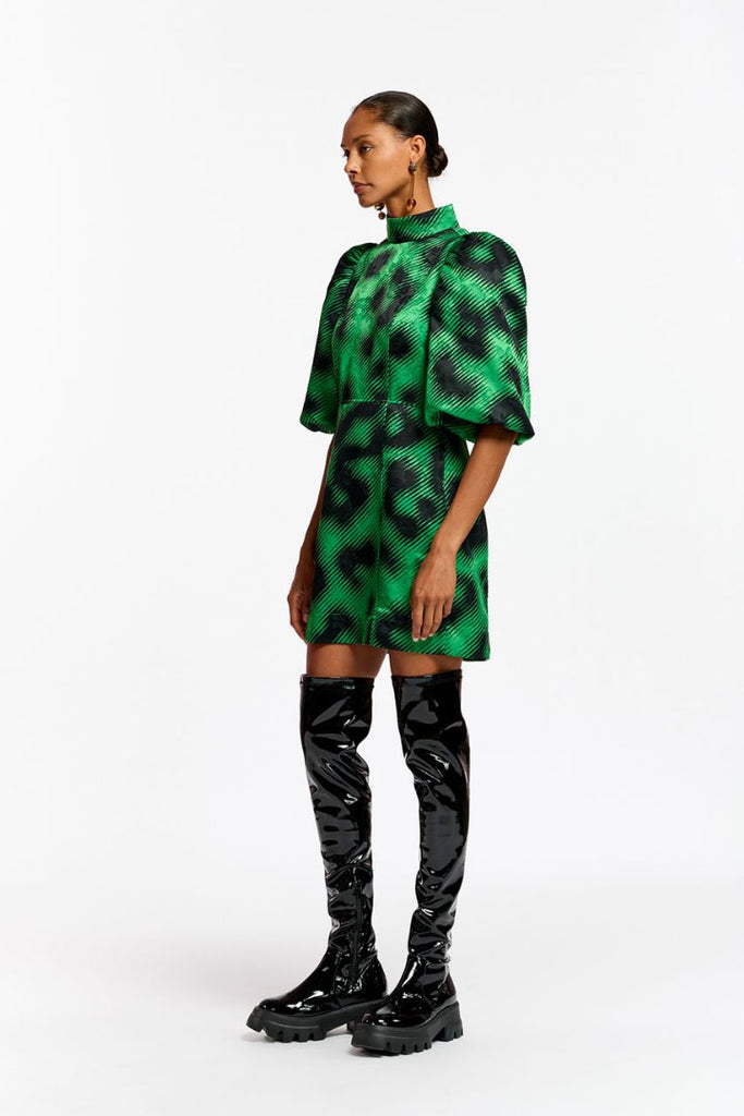 Essential Antwerp Elixer Puff Sleeve Mini Dress