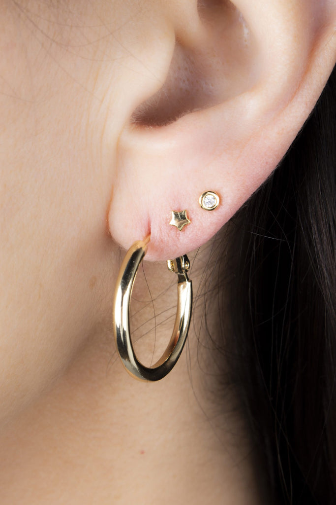 Olia Ellie Hoops Gold