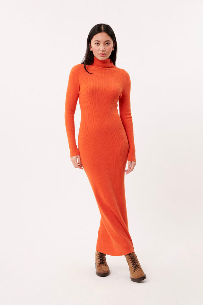 Frnch Janice Dress Orange