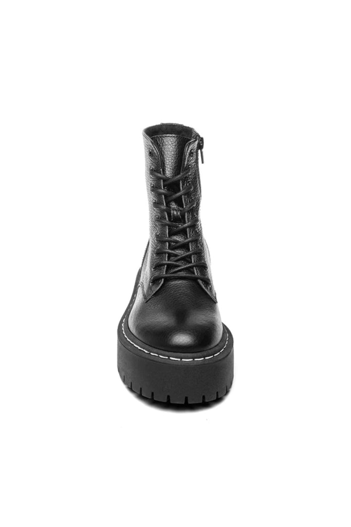 Steve Madden Skylar Black Leather Boots