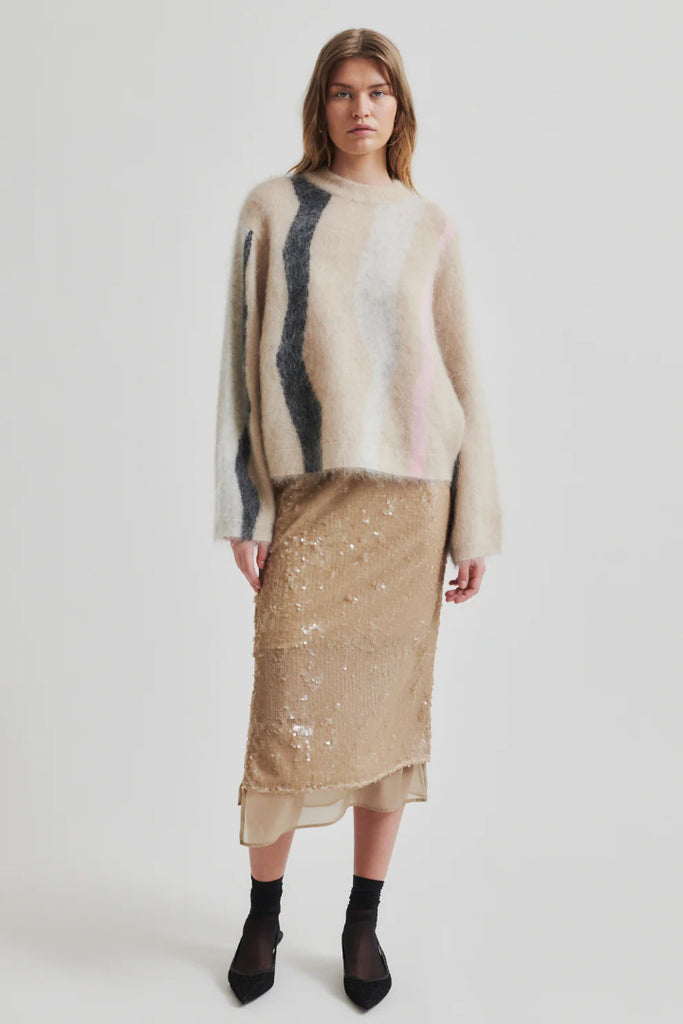 SECOND FEMALE Cebelle Sequin Skirt