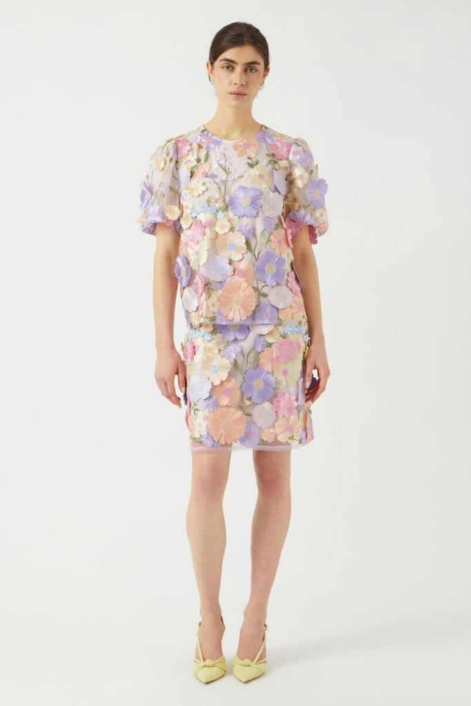 YAS Flowering High Waist Skirt