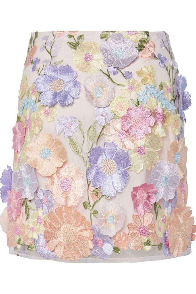 YAS Flowering High Waist Skirt