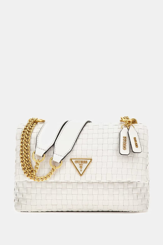 Guess Accessories Lisbet Woven Crossbody White OS
