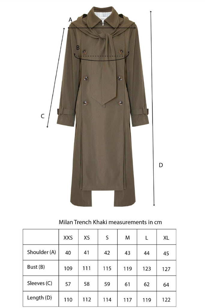 Jovonna Milan Trench Coat