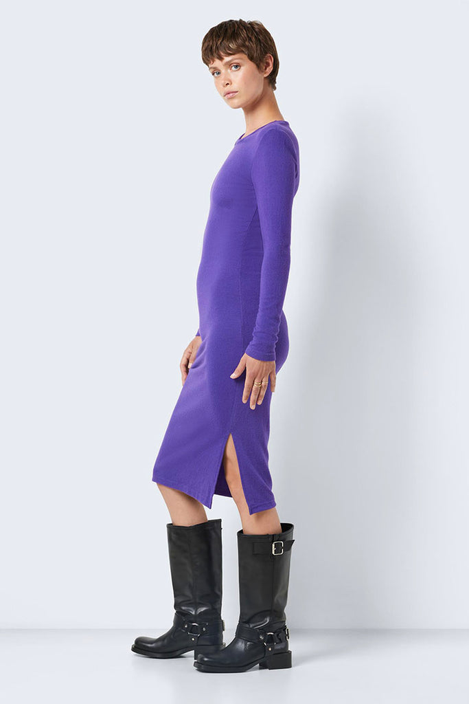 Noisy May City O-Neck Midi Dress