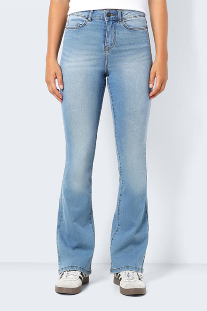 Noisy May Sallie High Waisted Jeans Blue