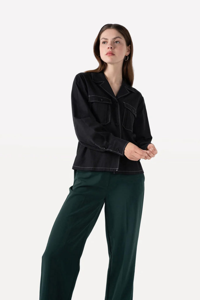 Another Label Noa Shirt Black