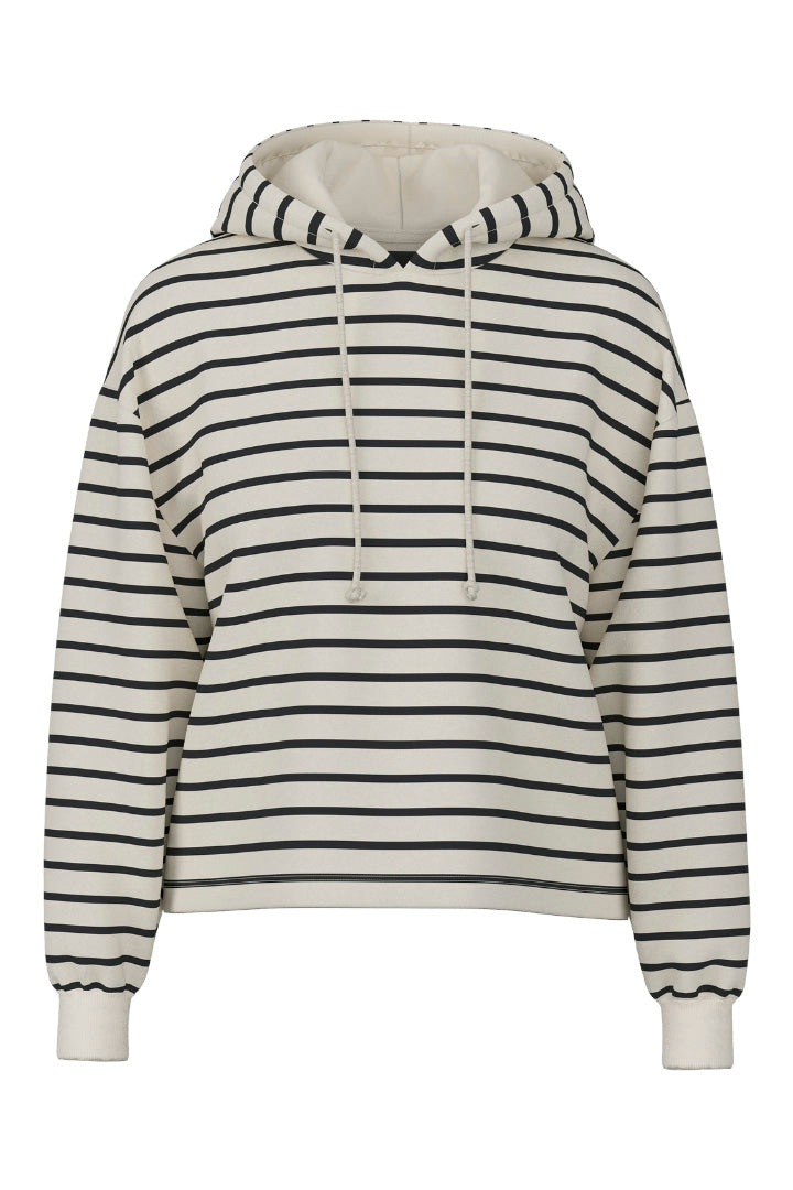 White stripes hoodie clearance