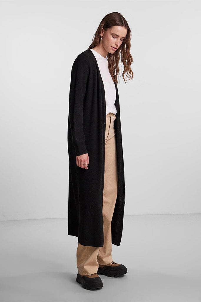 Pieces Janae Long Knit Cardigan