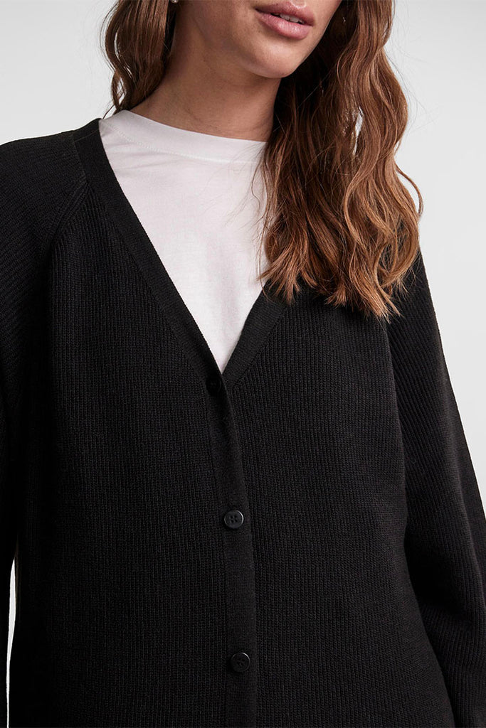 Pieces Janae Long Knit Cardigan