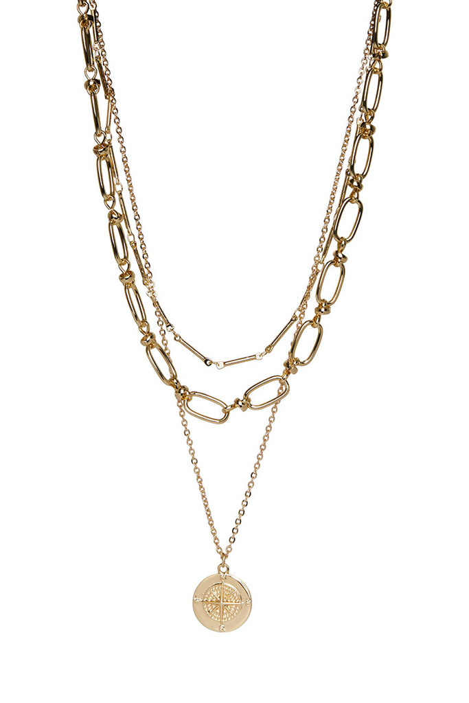 Pieces Futy Necklace Gold OS