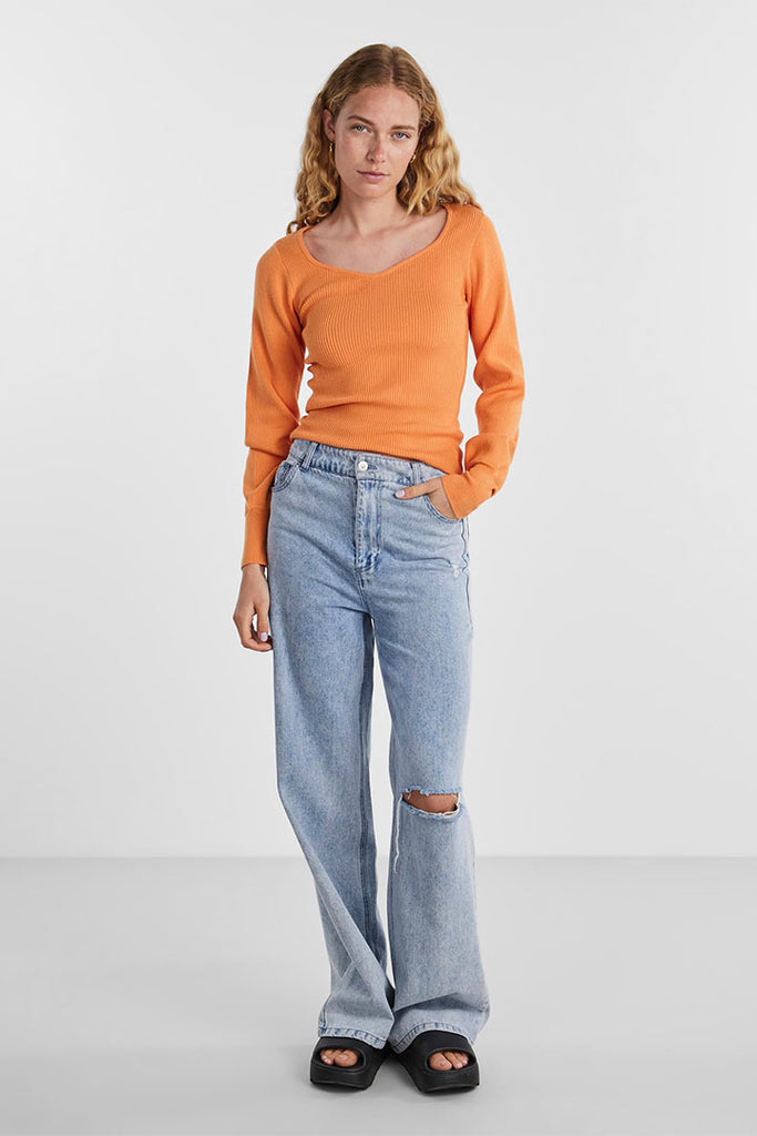 Pieces Jamil Sweetheart Neck Top