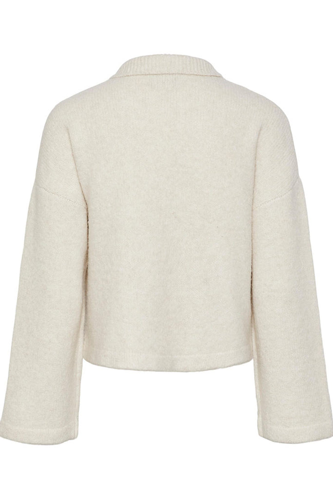 Pieces Selena Zip Knit