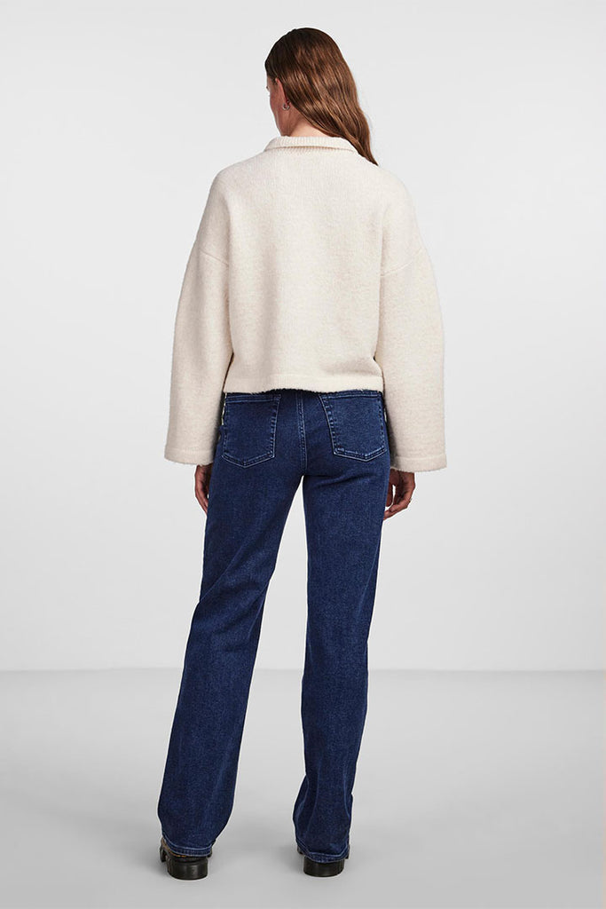 Pieces Selena Zip Knit