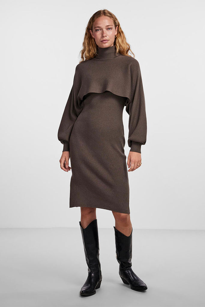 Pieces Sue Roll Neck Crop Jumper