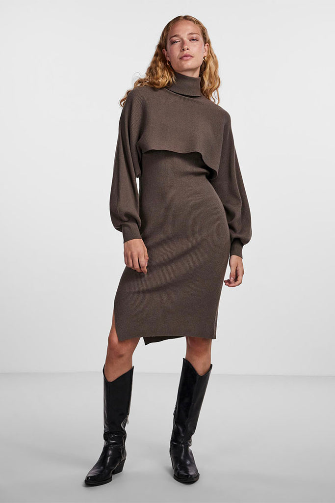 Pieces Sue Roll Neck Crop Jumper
