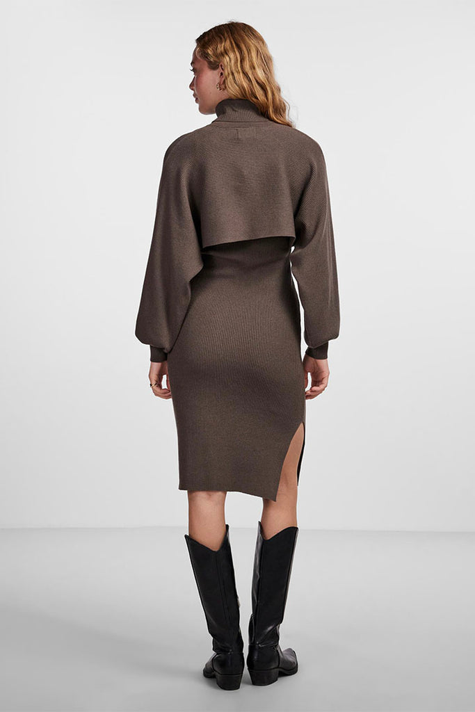 Pieces Sue Roll Neck Crop Jumper