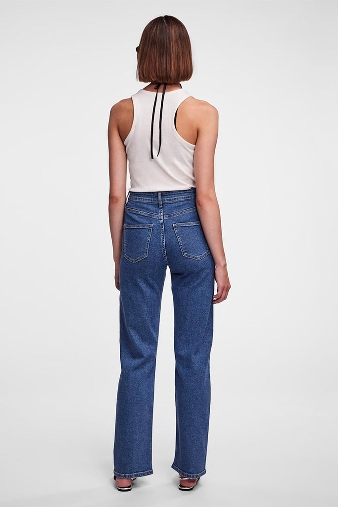 Pieces Siffi Wide Rhinestone Jeans