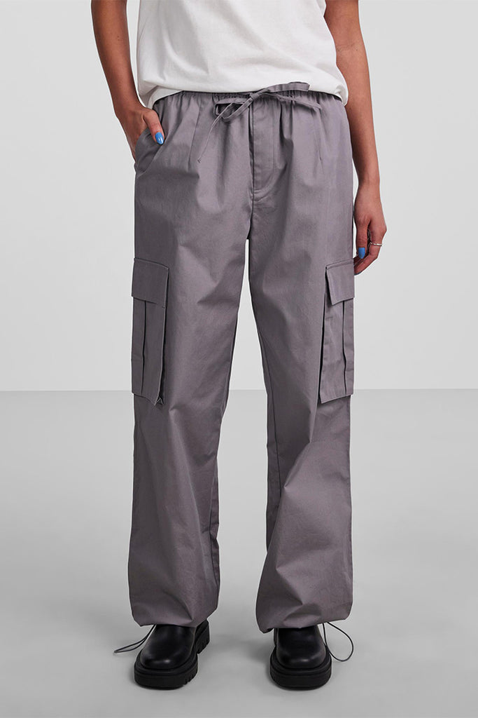 Pieces Freda Cargo Pants Grey