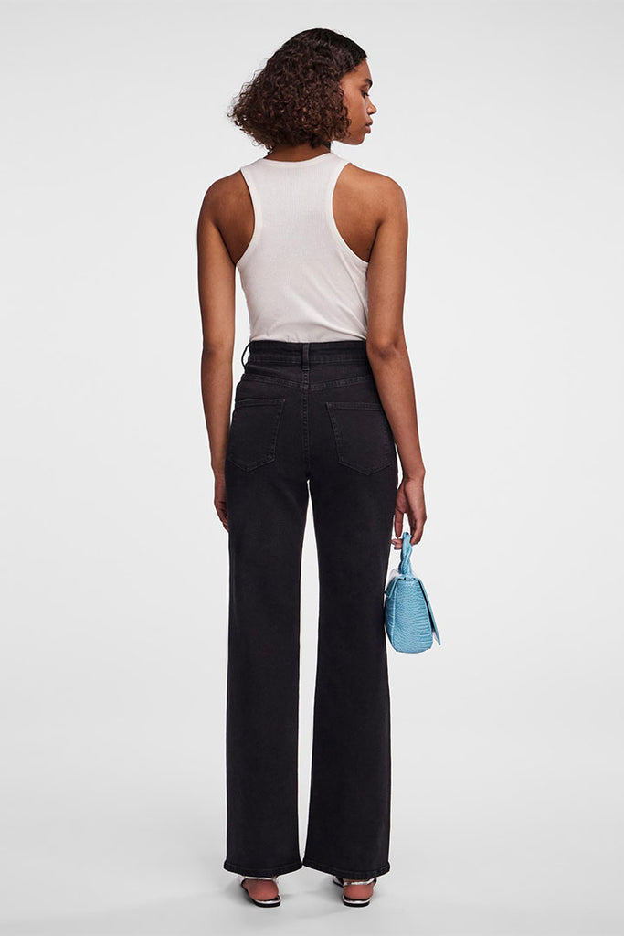 Pieces Siffi Wide Rhinestone Jeans