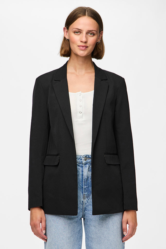 Pieces Bozzy Detail Blazer Black