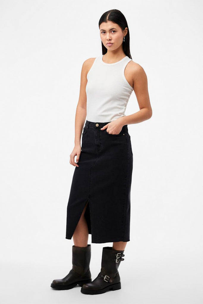 Pieces Jessie High Waisted Midi Skirt