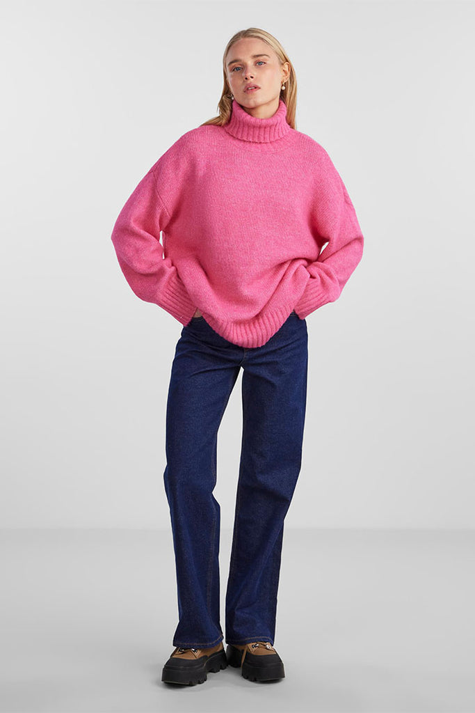 Pieces Nancy Loose Roll Neck Knit