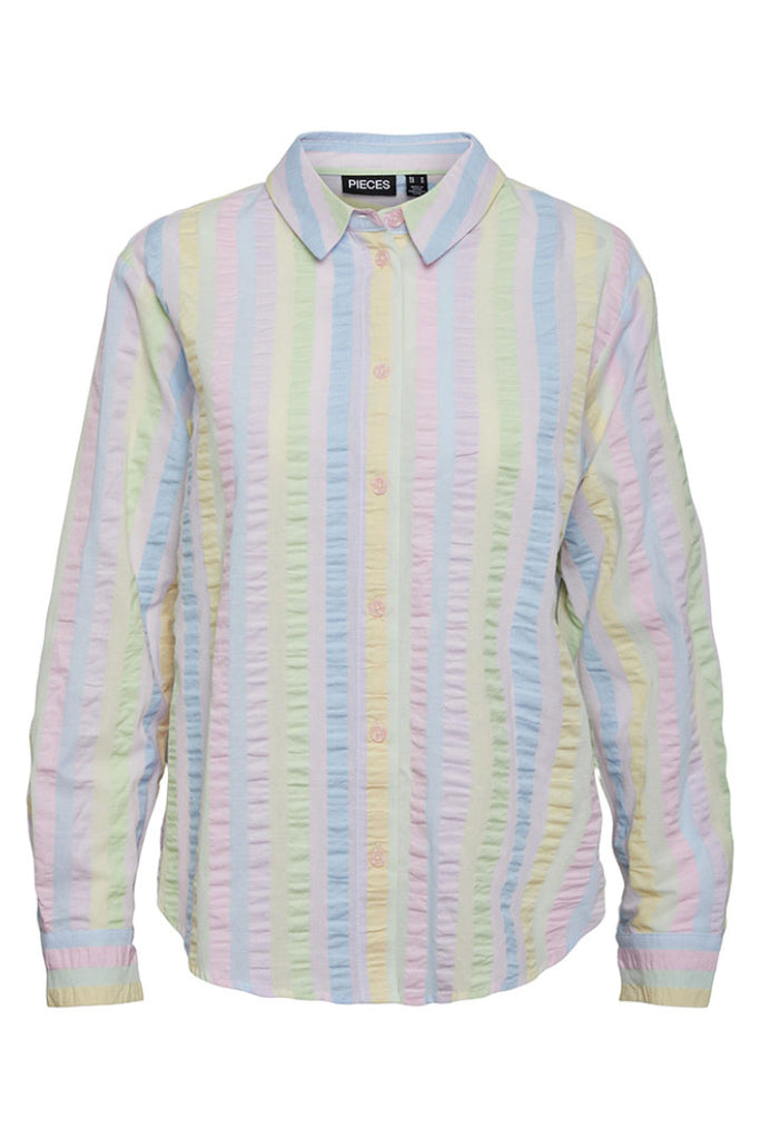 Pieces Kaitlyn Long Sleeve Relaxed Shirt