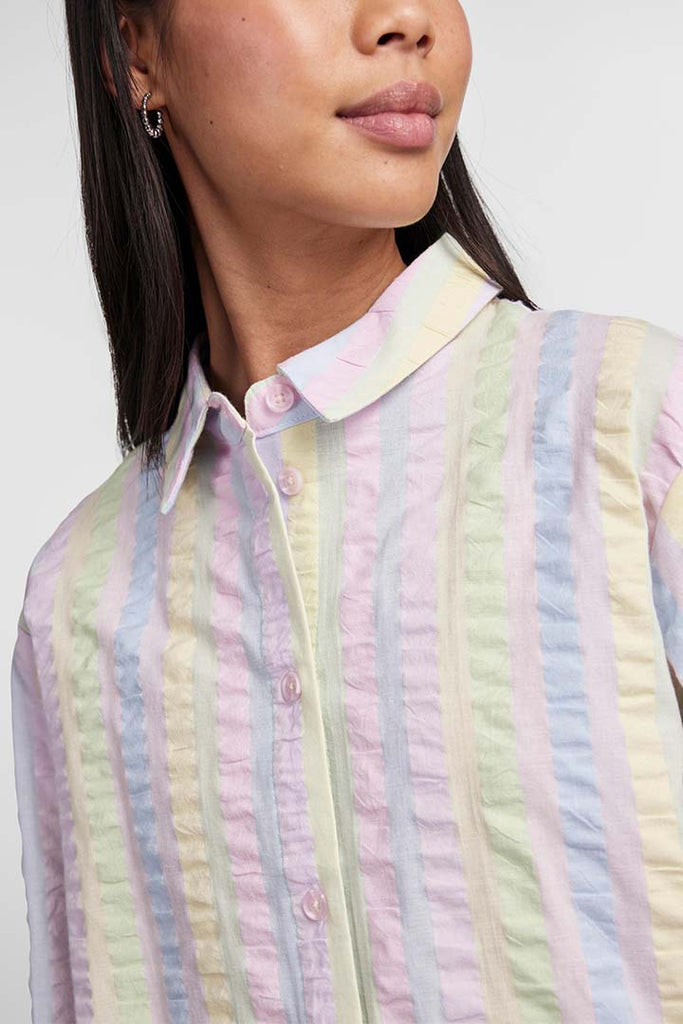 Pieces Kaitlyn Long Sleeve Relaxed Shirt