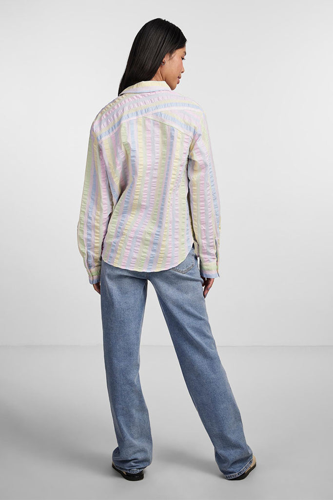 Pieces Kaitlyn Long Sleeve Relaxed Shirt