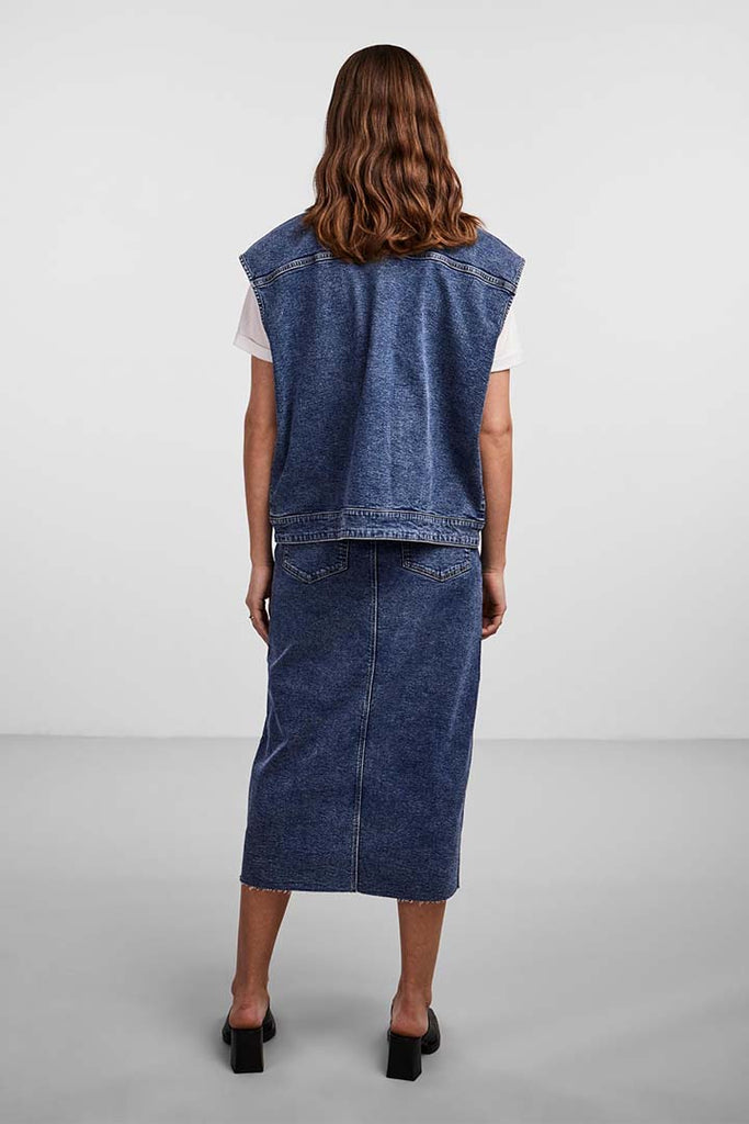 Pieces Jessie Loose Denim Vest