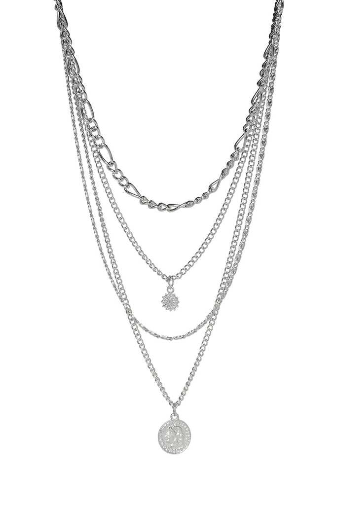 Pieces Marina Combi Necklace Silver O S