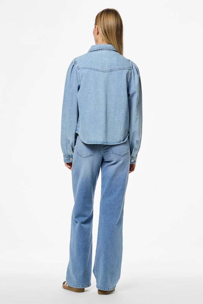 Pieces Sika Denim Shirt