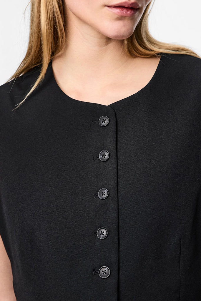 Pieces Tempre Long Vest