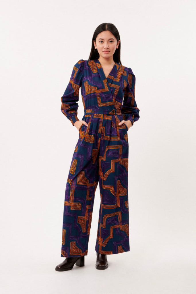 Frnch Rachelle Jumpsuit Purple