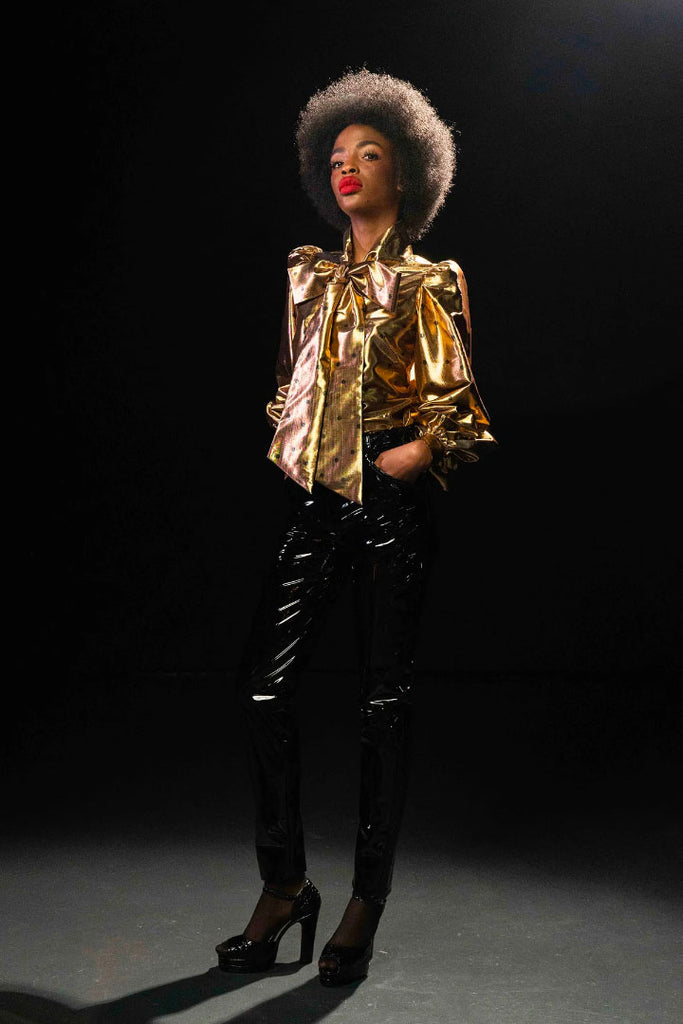 Queens of Archive Raye Polka Blouse