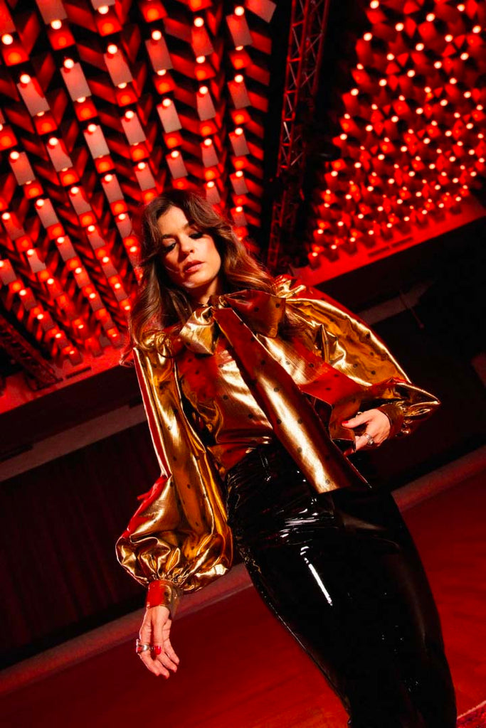 Queens of Archive Raye Polka Blouse