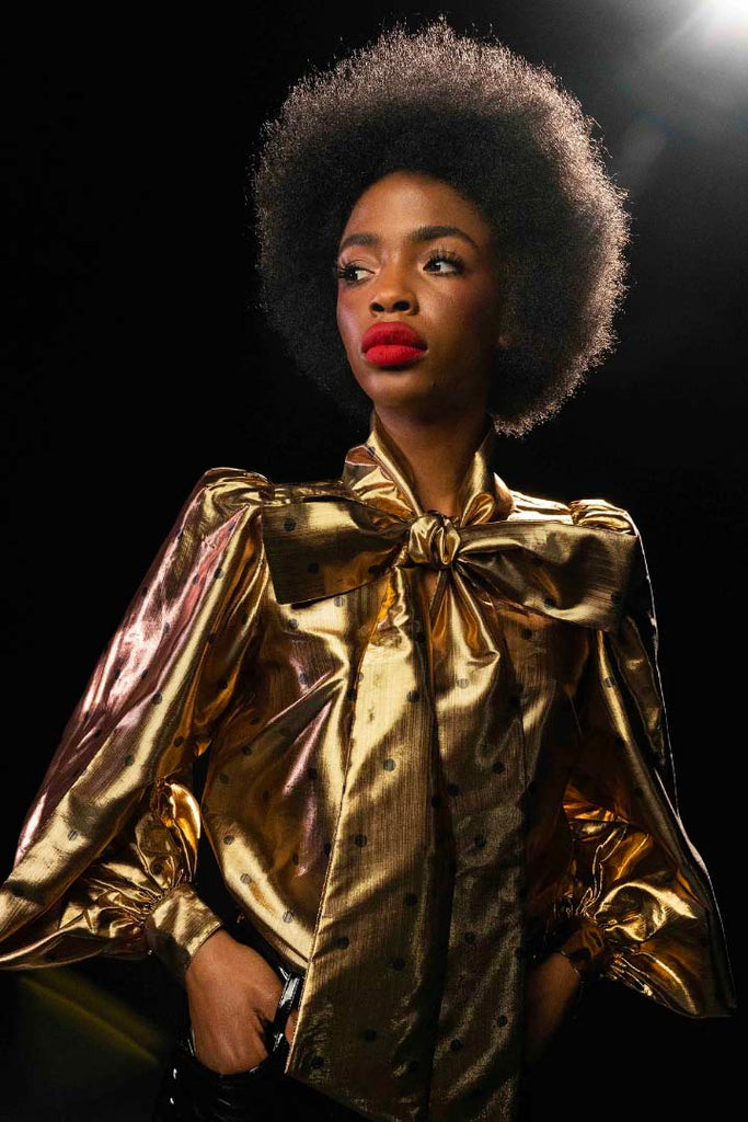 Queens of Archive Raye Polka Blouse