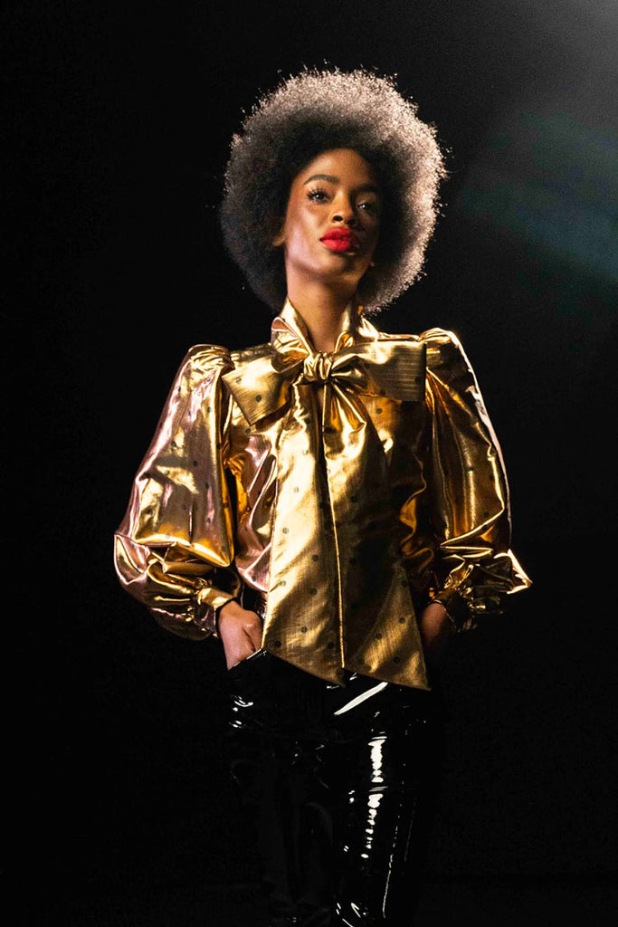 Queens of Archive Raye Polka Blouse