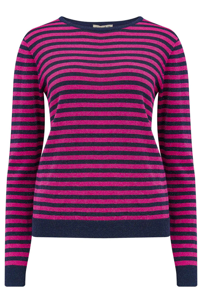 Sugarhill Rowena Sparkle Stripes Jumper