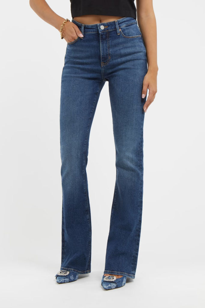 Guess Clothing Sexy Flare Jeans Blue Denim