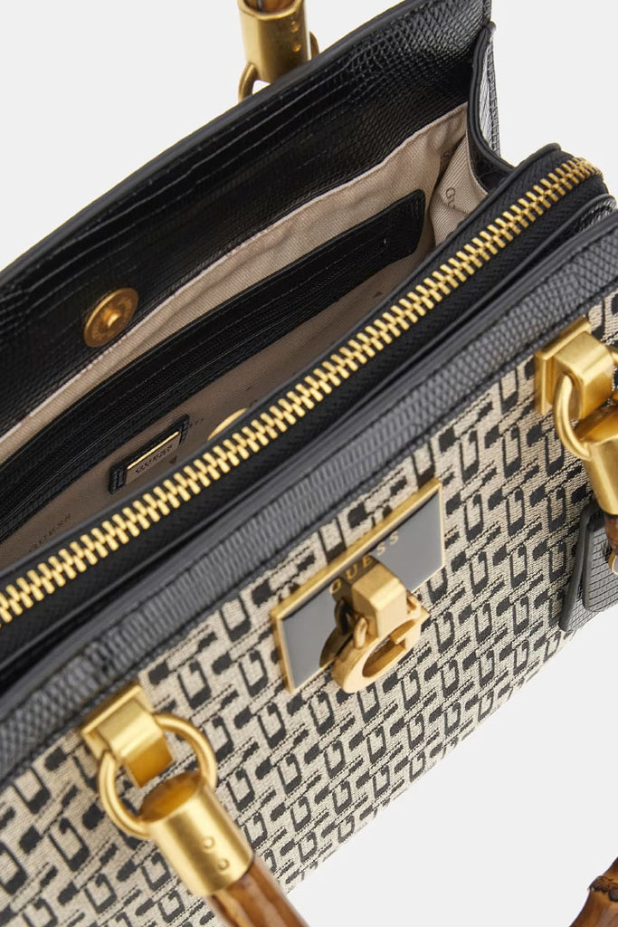 Guess Accessories Stephi Bamboo Logo Handbag