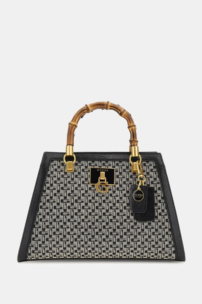 Guess Accessories Stephi Bamboo Logo Handbag Black OS