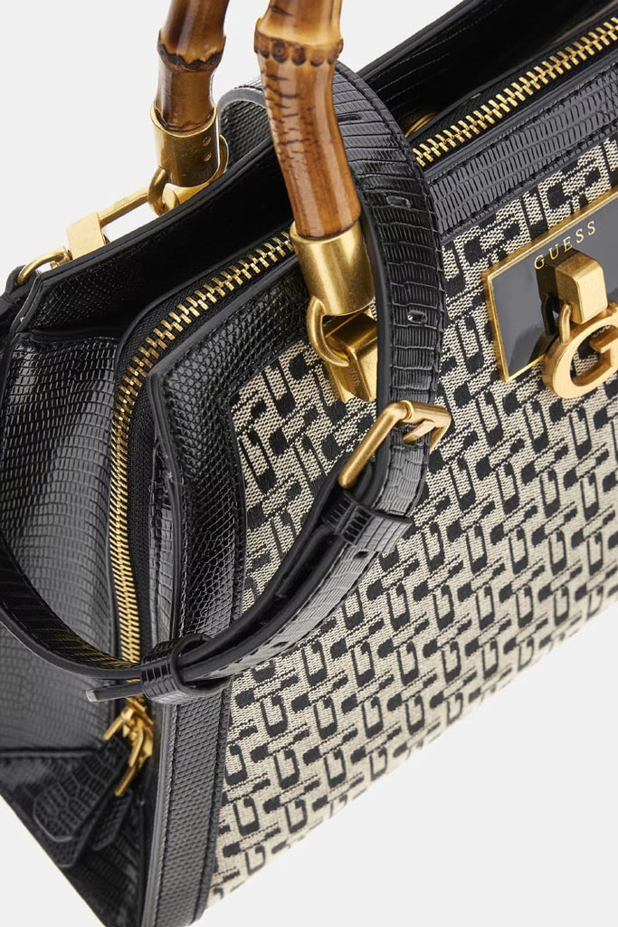 Guess Accessories Stephi Bamboo Logo Handbag
