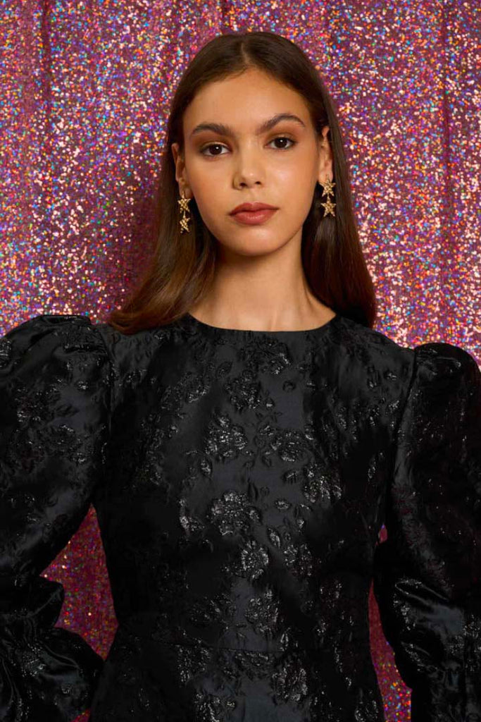 Sister Jane Tribute Jacquard Mini Dress