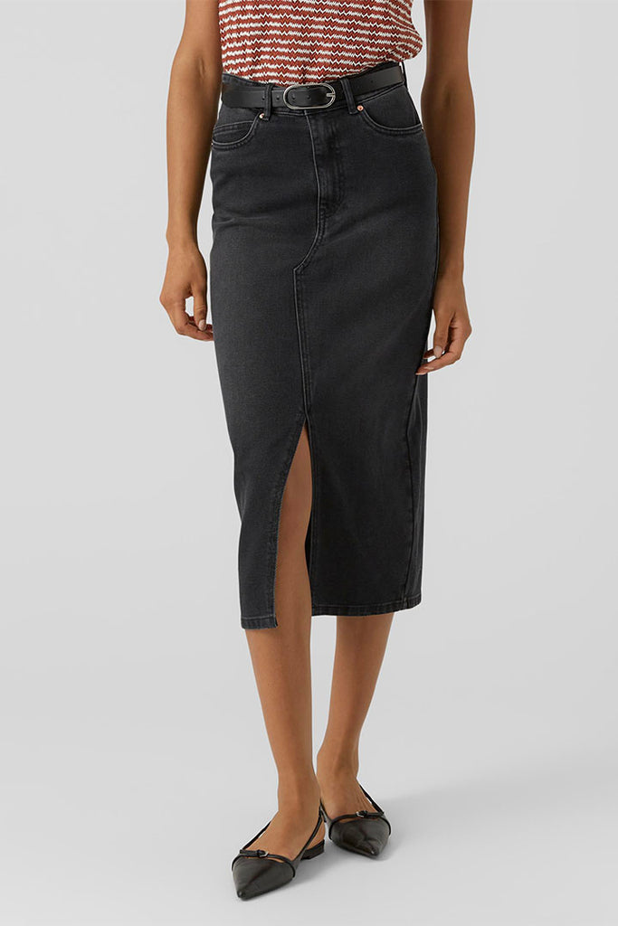 Vero Moda Veri High Waist Denim Skirt
