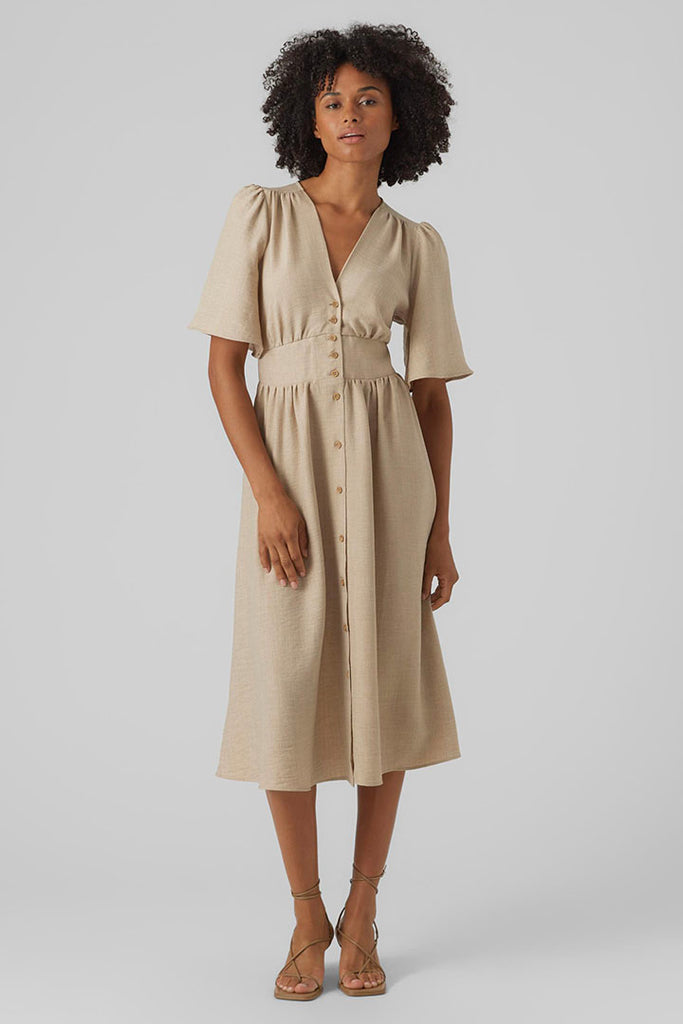 Vero Moda Melaney 2/4 Dress Grey