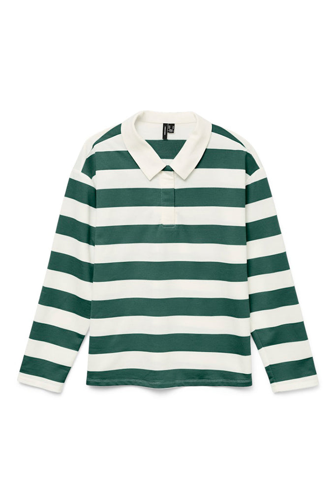 Vero Moda Pernille Striped Polo Tee