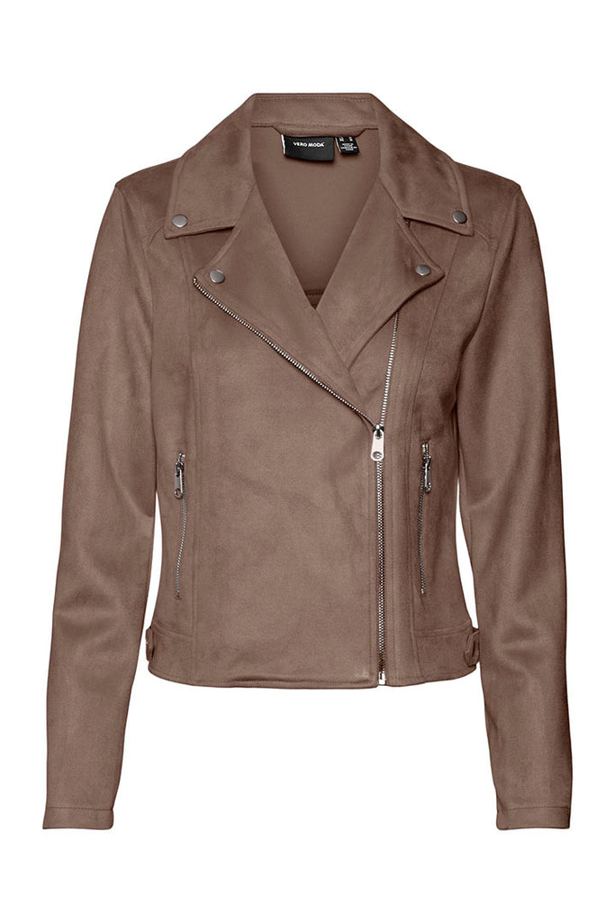Vero Moda Jose Short Faux Suede Jacket